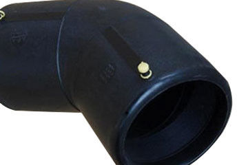 Colocaciones de Electrofusion del codo del HDPE de 45 grados para el agua