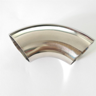 1D 1.5D codo de acero inoxidable galvanizado 304 Gr90 inconsútil