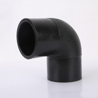 codo 90 del HDPE de las instalaciones de tuberías del HDPE PN16 de 110m m