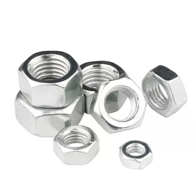 Las tuercas hexagonales de acero inoxidables de M4 M5 M6 M8 M10 M12 galvanizaron