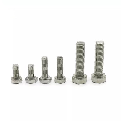 El perno industrial de alta resistencia y extensible HDG de las colocaciones ASTM A307 de la tubería de acero cubre con cinc plateado