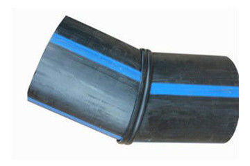 HDPE común perfecto del tubo de la soldadura codo de 45 grados