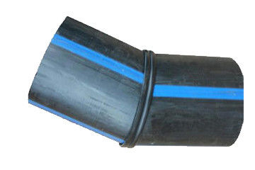 HDPE común perfecto del extremo de la soldadura de la tubería de acero del peso codo de 45 grados