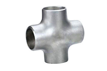 Cruz de la soldadura a tope de la camiseta del acero inoxidable de las colocaciones inoxidables de la tubería de acero