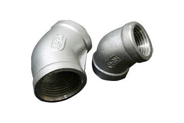 Acero inoxidable roscado SUS304 codo de 90 grados