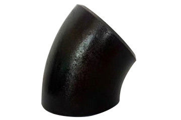 Codo de la soldadura de extremo del radio del cortocircuito de la tubería de acero del carbono de Sch 40
