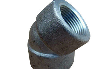 Acero de carbono del tubo de gas de aceite del ANSI codo roscado 45 grados