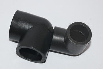 JIS llevan la resistencia 1/8&quot; las instalaciones de tuberías del HDPE del codo