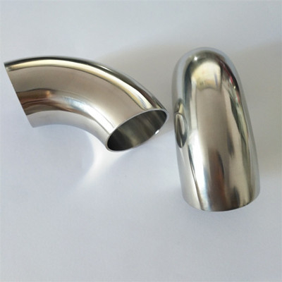 1D 1.5D codo de acero inoxidable galvanizado 304 Gr90 inconsútil