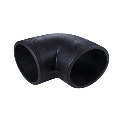 HDPE DN20-100 codo de 90 grados para el abastecimiento de agua