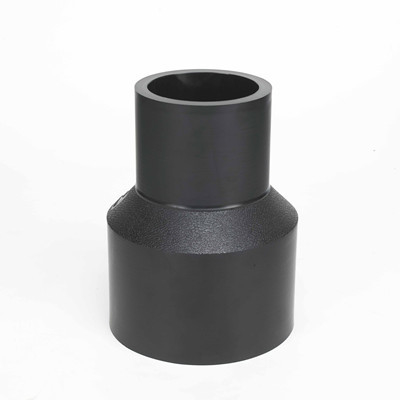 Soldadura a tope de las colocaciones del reductor del tubo del HDPE de DN110*90 PE 100