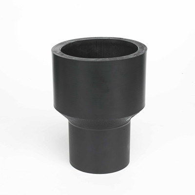 Soldadura a tope de las colocaciones del reductor del tubo del HDPE de DN110*90 PE 100